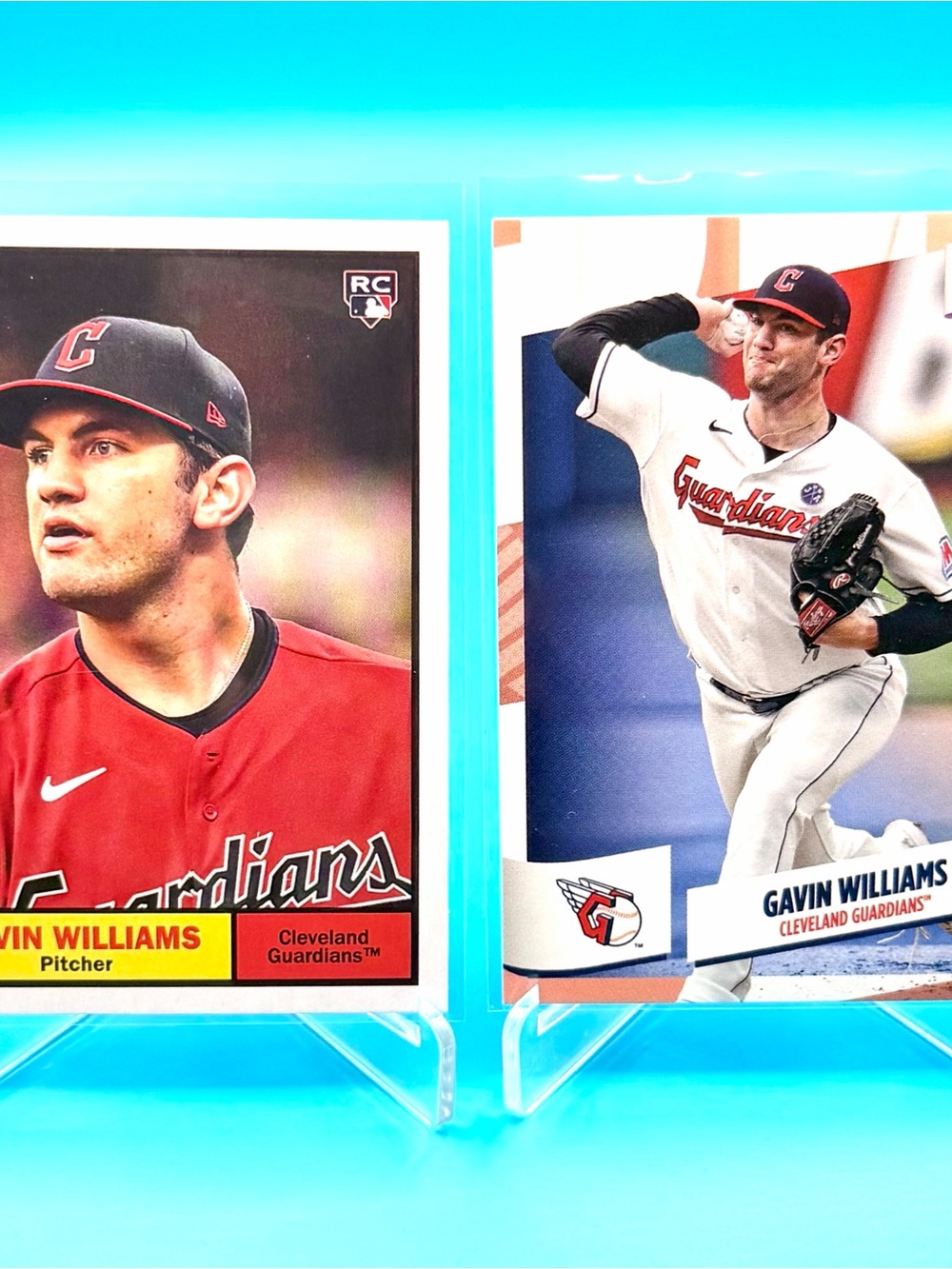 🔥Gavin Williams Rookie Lot! Topps Archives Rookie + Topps Big League Rookie! 😮